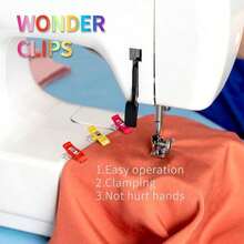 5/10/50/200PCS Sewing Clips Colorful Clips,Chip Clips, Bag Clips For Food Multipurpose Plastic Craft Crocheting Knitting Clothing Clips Color Binding Clips Paper - Multi-color - View 9