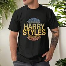Harry StylesAAA  Tour 2026 T-Shirt, 2 Sided Concert Tee - Black - View 2