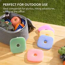 5 X Packs - Long Lasting Reusable Small And Cold Packs - Cooler - Stays Cold Up To 6 Hours - 5 Ice Packs for Lunch Box - View 6