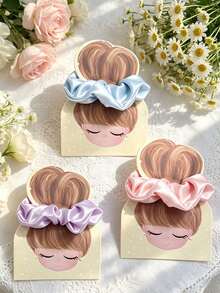 150pcs/Set DIY Jewelry Packaging Cards, Hair Accessory Display Cards For Hair Claws Bands, Blank Display Holders For Small Items (Cards Only, Hair Clips Not Included) - A - View 2