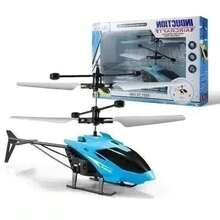 Helicóptero de control remoto para niños, dron con sensor de suspensión, protección caídas, juguete resistente a golpes para niños y niñas, avión de control remoto, dispositivo de vuelo eléctrico, juguete educativo portátil para exteriores. - Rojo-666-37 - Ver 2