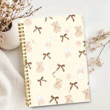 1pc Exquisite Pattern Notebook, Suitable For Daily Recording, Study Notes, Holiday Gifts; Students, White-Collar Workers, And Most People Can Use. School Notebook - A - View 19