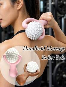 Bóng lăn massage cầm tay in 3D, máy massage cơ sâu, dụng cụ giải phóng màng cơ và điểm kích hoạt, phù hợp cho cổ, lưng và chân, máy massage thủ công di động - Nhiều màu - Xem 3