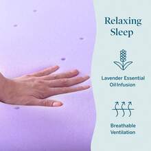 Mattress Pads - Color: Light Purple - View 3