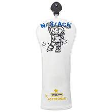 1Pc Cartoon Astronaut Golf Club Head Cover, Stylish Golf Driver Fairway Hybrid UT Wood Headcover With Interchangeable Number Tag, Golf Club Protector Sports Accessory - White - View 9