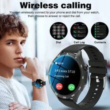 2026 Hot Smartwatch, Wireless Call/Dial, Multi-App Notification, Suitable For Men And Women, Music Control, Compatible With IOS/Android - Silver - View 3
