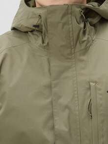 Columbia New Men's Outdoor Hiking Mountain Jacket, Waterproof Sports Softshell Coat - Army Green - View 5