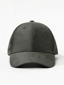 Fashion Solid Color Suede Baseball Cap Unisex Retro Hip-Hop Style Back Snapback Adjustable Sun Hat - Multicolor - View 18