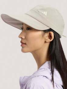 Adidas Women's W SUN VISOR Hat, Open Top Cap KR2596 - Light Grey - View 4