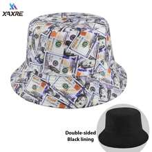 XAXRE Dollar Pattern Unisex Fashion Summer Sun Hat Outdoor Travel Beach Hat Lightweight Foldable Summer Hat - American Style - View 13