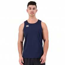 Canterbury Mens Club Dry Tank Top - Navy - View 3