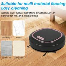 Smart Robot Vacuum Cleaner, Home Cleaning Robot Vacuum Mop Combo, All-In-One Sweeping, Mopping, Vacuuming, USB Rechargeable Intelligent Robot Vacuum Cleaner, Household Cleaning Robot - Black (Pet Hair Killer) - View 10