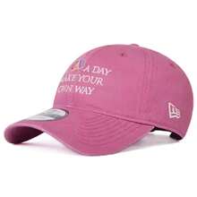 New Era Summer Classic Vintage Embroidered Curved Brim Baseball Cap Unisex Versatile Sun Hat - One Size 56-62CM - Style No. 14384974 - Pink - View 5