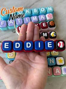 Ultimate Personalized Name Fidget Clicker. 3D Printed, CLICKER Keychain, Party Favor, Clicky Sensory ASMR Gift - Multicolor - View 9