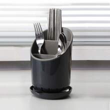 Kitchen Chopstick Holder Draining Utensil Storage Box Spoon Fork Rack Plastic Chopstick Basket Creative Chopstick Rest Chopstick Cage - View 4
