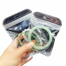 48pcs PVC Transparent Reusable Ziplock Jewelry Bags, Anti-Oxidation, Prevent Discoloration, Suitable For Storing Earrings, Necklaces, Jewelry, Small Gifts, Accessories, Perfect For Parties And Back To School Season - A - View 8