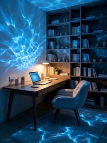 RGB Aurora Sky/Water Ripple Projection Light, USB Powered, Creates A Dreamy Aurora And Starry Sky Visual Effect, Perfect For Kids' Rooms, Bedrooms, Living Rooms, Cafes, And Other Indoor Ambiance Decoration. - Colored Light - View 4