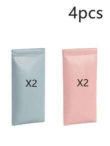 4pcs Soft PU Glasses Storage Bag, Portable Squeeze-Type Eyeglass Case, Unisex, PU Leather Glasses Pouch, Minimalist Solid Color Scratch-Resistant Eyewear Organizer, Eyewear Accessories, Glasses, Reading Glasses, Myopia Glasses, Suitable For Outdoor Sports, Travel, Back To School, Travel Essentials, Travel Bag, Holiday & Study Supplies, Women Glasses - Multicolor - View 24