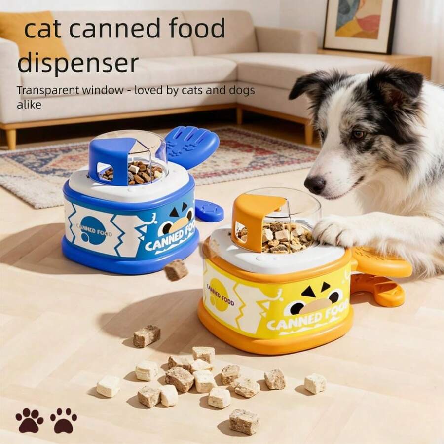 All-Breed Compatible Interactive Toy For Dogs & Cats, Featuring Mental Stimulation & Slow Feeding Capabilities, Supports Healthy Digestion & Eating, Requires Zero Batteries. - Multicolor - View 1