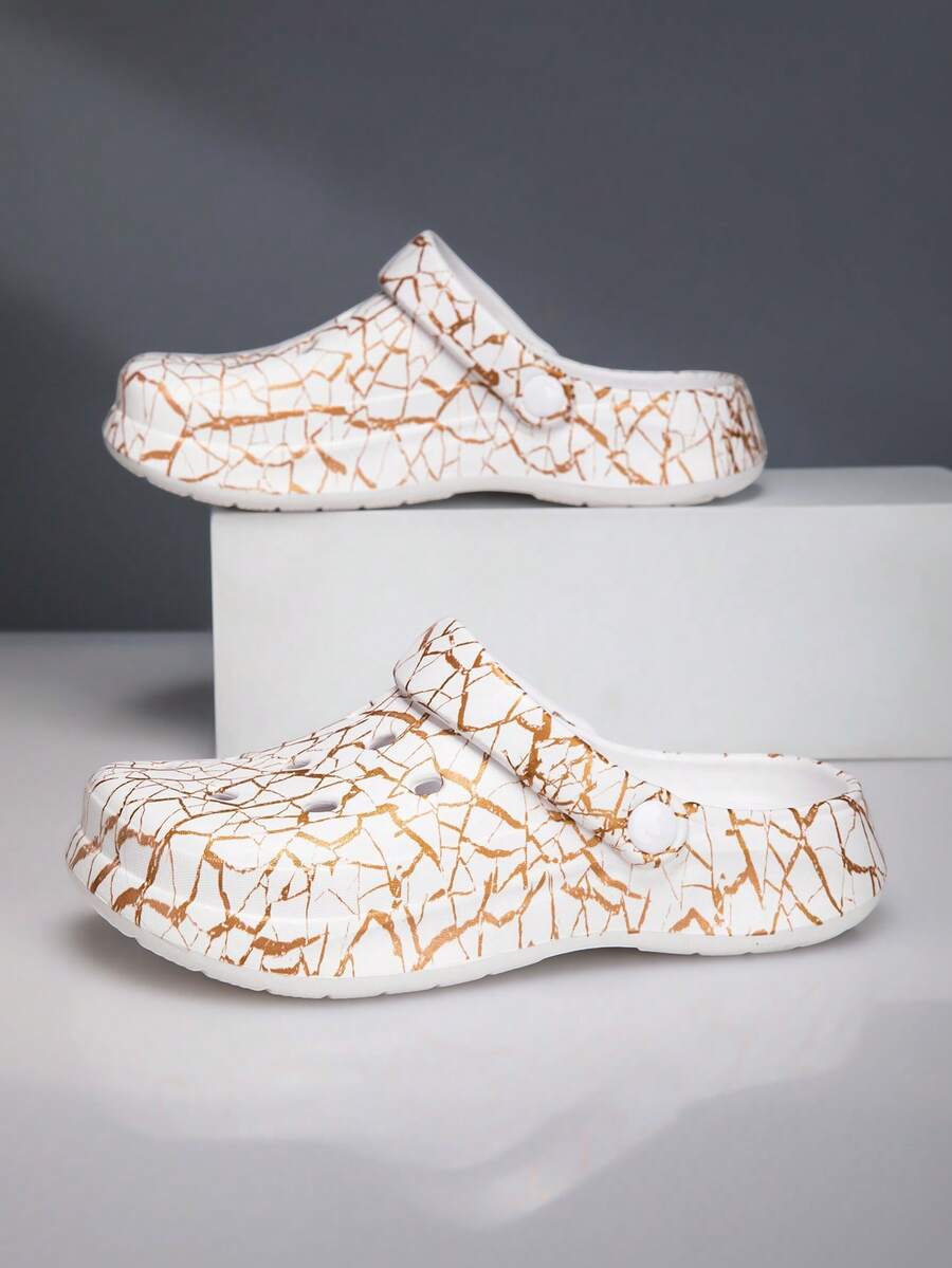 Unisex Clogs, All Season, Shock Absorbing, Anti-Slip, Quiet, Multi-Function/Indoor/Outdoor - White - View 1