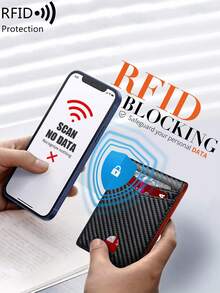 MIYIN Dompet Lipat Pria Slim RFID, Desain Minimalis dengan 2 Jendela ID dan Kantong Depan, Kapasitas Besar dengan Kantong Uang Tunai, Tipis dan Ringkas, Hadiah Ulang Tahun untuk Pria - MultiWarna - View 6