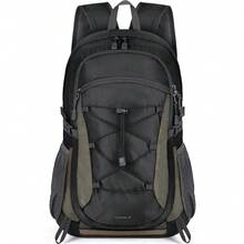 NEWHEY Ransel Hiking Tahan Air 40L, Ransel Camping Lipat Ringan, Ransel Perjalanan Luar Ruangan Pria - MultiWarna - View 11