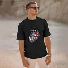 Patriotic USA Flag Fighter Jets Boys 4th Of July T Shirt - Shape - View 8