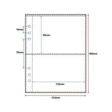 Soporte para tarjetas fotográficas A5/A8, álbum de fotos transparente con ondas de agua, carpeta de hojas sueltas, libro de colección de imágenes desmontable DIY - Blanco - Ver 2