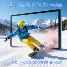 Qetupa 10.1 吋 Android 15 平板電腦，附保護殼、螢幕保護貼、鍵盤與觸控筆，8GB RAM + 128GB/256GB ROM，MTK8788 處理器，1280x800 觸控螢幕，5MP 前置鏡頭與 13MP 後置鏡頭，6000mAh 電池，不支援 SIM 卡（不含適配器） - 灰色 - 查看 2