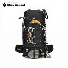 Black Diamond 48L Multi-Functional Mountaineering Backpack Large Capacity Waterproof Travel Backpack For Outdoor Adventures - Black - View 1
