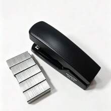Blue & Black Manual Desktop Stapler With 2 Boxes Of 2000 Staples, Durable Plastic, Suitable For Office, Home And Professional Use, Home Office Stapler | Modern Desktop Stapler | Clearly Marked Stapling - A - View 15