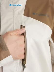 Columbia New Men's Outdoor Sports Thermal Heat-Lock Warm Jacket Windbreaker Waterproof Softshell - Brown/Beige - View 5
