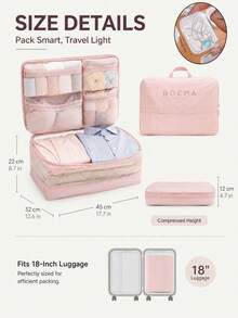 New 5-In-1 Compression Storage Bag, Portable Space-Saving Clothing Organizer Bag For Business Travel And Trips, Essential For Business Travel And Travel,Bedroom Room Decor,Back To School - Multicolor - View 11