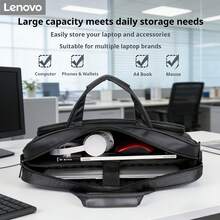 Lenovo NC100 Minimalist Laptop Bag 38.1cm Large Capacity Thick Shock Resistant Wear Resistant Carry Bag For Office Daily Commute Students Office Workers - View 5