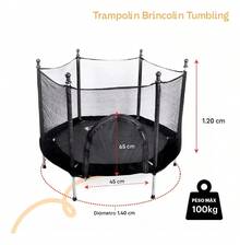 Kids Trampolines - Black - View 2