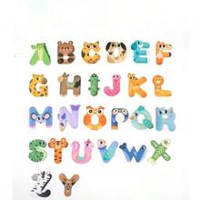 Alphabet Colorful ABC Animal Shape Letter Refrigerator Magnets, Cute Decorative Magnets, Office Magnets, Personalized Refrigerator Magnets For Kitchen Office Whiteboards Lockers And Dishwashers, Home Decor, Gifts For Friends And Loved Ones - Fridge Magnet - View 2
