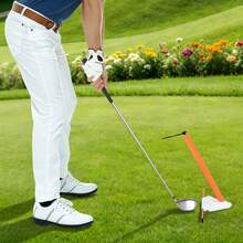 Golf Trainingshilfe, Golf Trainings hilfe, Sofortige Kopfstabilität & Schwungflugzeug Swing Trainer, Golf Swing Corrector - A - Übersicht 1
