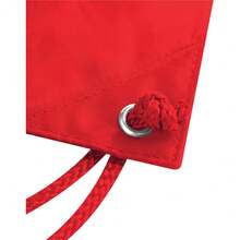 Quadra Drawstring Bag - Bright Red - View 2