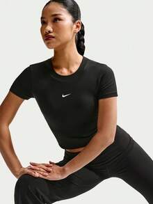Nike Kaos Rajut Tanpa Kerah Wanita AS W NK1 DF SS PAD BRA TOP TIV4971-010 - Hitam - View 5