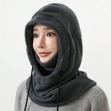 1pc Winter Warm Face Mask Hat Unisex Ear Protection Neck Warmer Windproof Cycling Cold Protection Skiing Ushanka Hat, Regular And Upgraded Versions Available - Multicolor - View 2