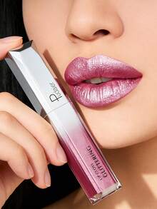 Pudaier Valentines Day Gift Metallic Matte Waterproof Non-Smudge Lip Gloss Suitable For All Skin Tones - 15 - View 2
