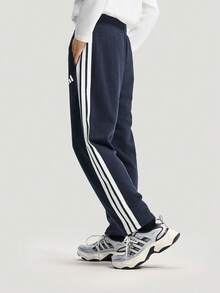 Adidas Men's ST 3ST DENIM PT Sports Knit Pants KR2523 - Blue - View 2