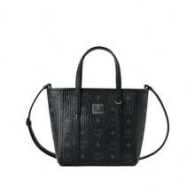 Mcm Liz Visetos Logo Women's Shoulder Bag MWPGSMT02BK001 - 黑色MWPGSMT02BK001 - 查看 1
