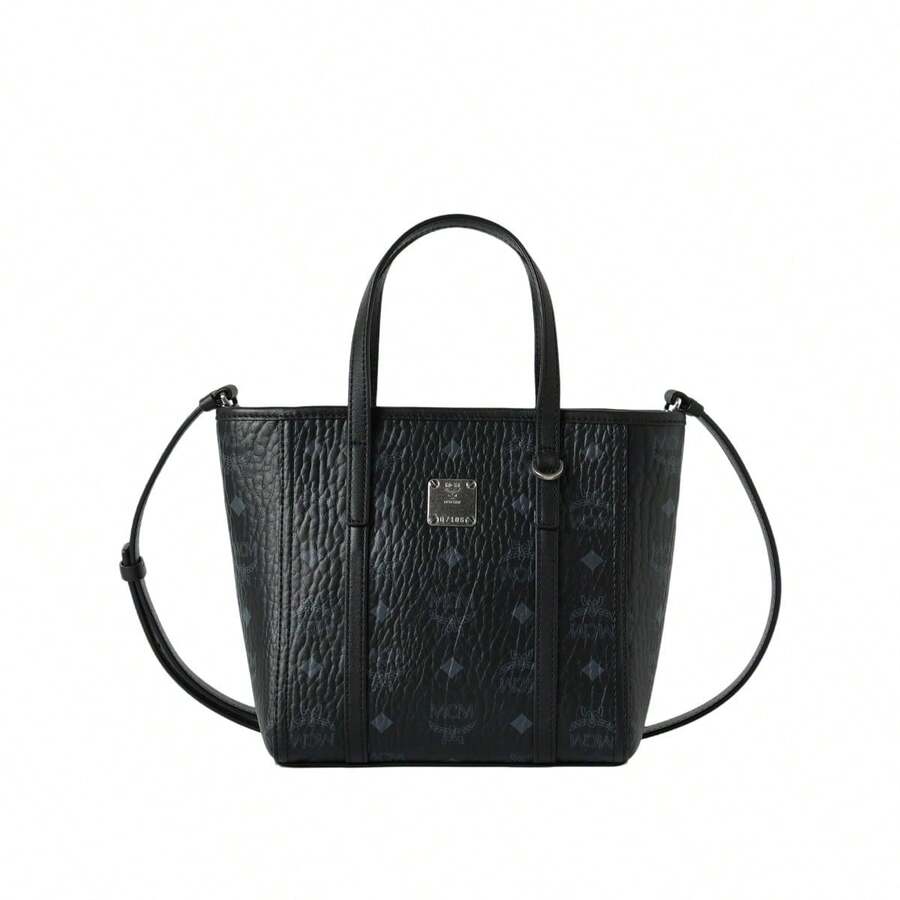 Mcm Liz Visetos Logo Women's Shoulder Bag MWPGSMT02BK001 - 黑色MWPGSMT02BK001 - 查看 1