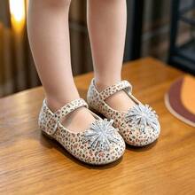 Lugualt Princess Shoes For Girls, Cute All-Season Casual Wear, Academy Style, Soft Sole, Indoor And Outdoor - Khaki - View 5