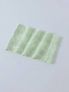 1件時尚女款蕾絲花卉印花柔軟防滑髮箍，彈性瑜伽運動髮飾，適合日常穿搭與多種場合 - 薄荷綠 - 查看 5
