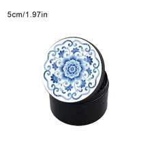 Premium Zinc Alloy Grinder - 50mm, Creative Blue And White Porcelain Pattern Design, Perfect Christmas Gift - View 4