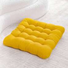 1pc 40cm Square Large Floor Cushion Pillow - Luxury Meditation Mat For Adults, Perfect For Yoga, Reading And Home Decor - Multicolor - View 5