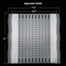Acrylic Fish Divider Aquarium Divider 15/20 Gallon Long |   Acrylic Aquarium Divider 15/20 Gal Long, 11.2-12.2 Adjustable Width, Smooth Laser-Cut Edges,With Suction Cups - 10 Gallon - View 6