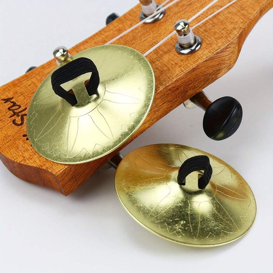 2 Simbal Jari Unik dan Keren, Simbal Jari untuk Tari Perut, Alat Musik Perkusi Kreatif untuk Ekspresi dan Pertunjukan Musik, Aksesoris Pertunjukan Tari